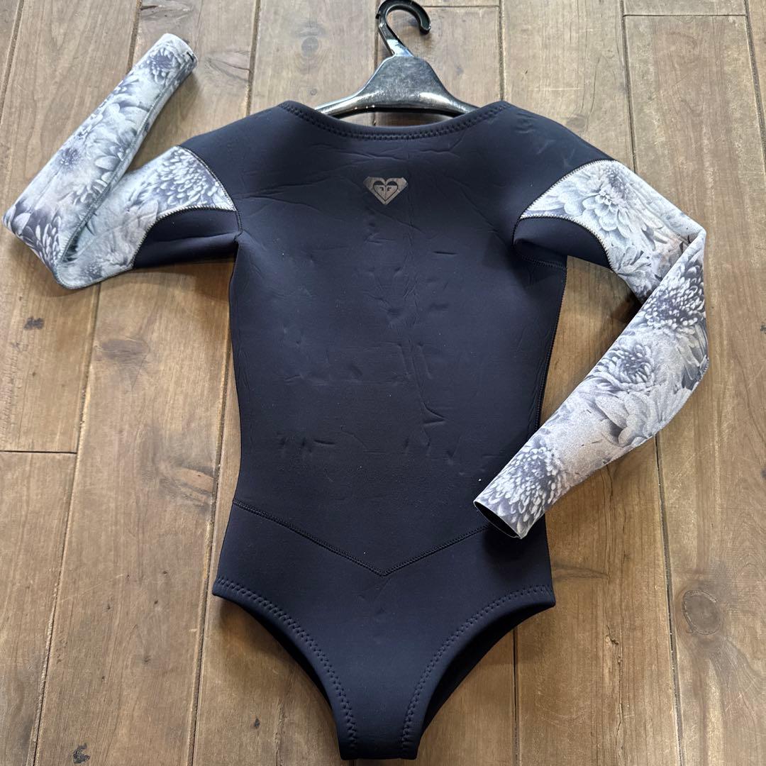 ROXY ロキシー　黒 長袖 ウェットスーツ　ロンスプ　MS