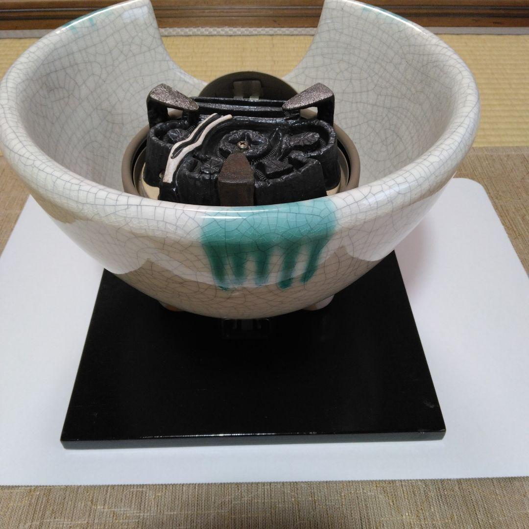 茶道用・電熱風炉（さつま織部)