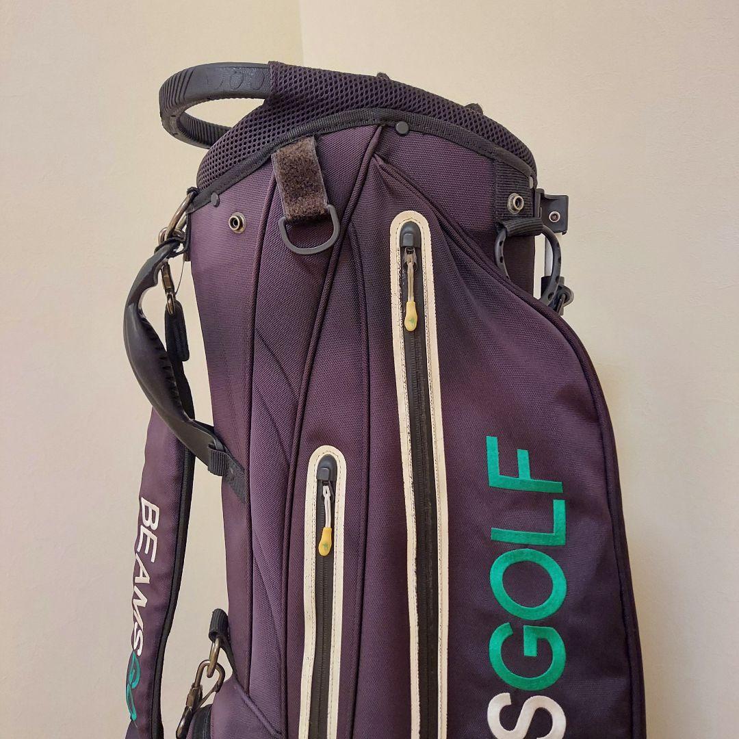 BEAMS GOLF ビームスゴルフ キャディバッグ スタンド ★ヘッドカバー付