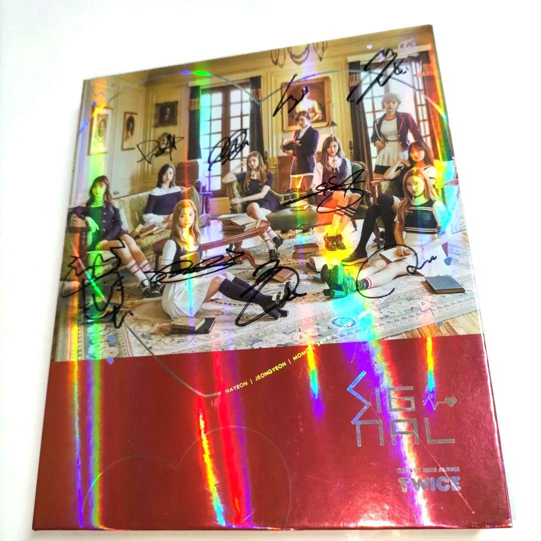 ⭐全メンバー直筆サイン入り⭐TWICE⭐韓国盤KPOP⭐トゥワイス⭐