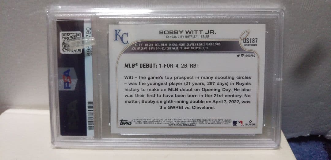 ゲームセンター・ゲームカード BOBBY WITT JR.