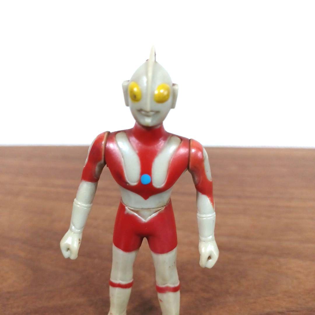 当時物ポピー製　ウルトラマン＆ウルトラマンA　希少ソフビペンダント頭部穴付き