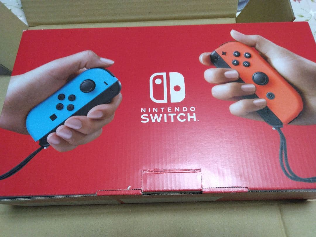 中古 良品 Nintendo Switch ネオンレッド最安値