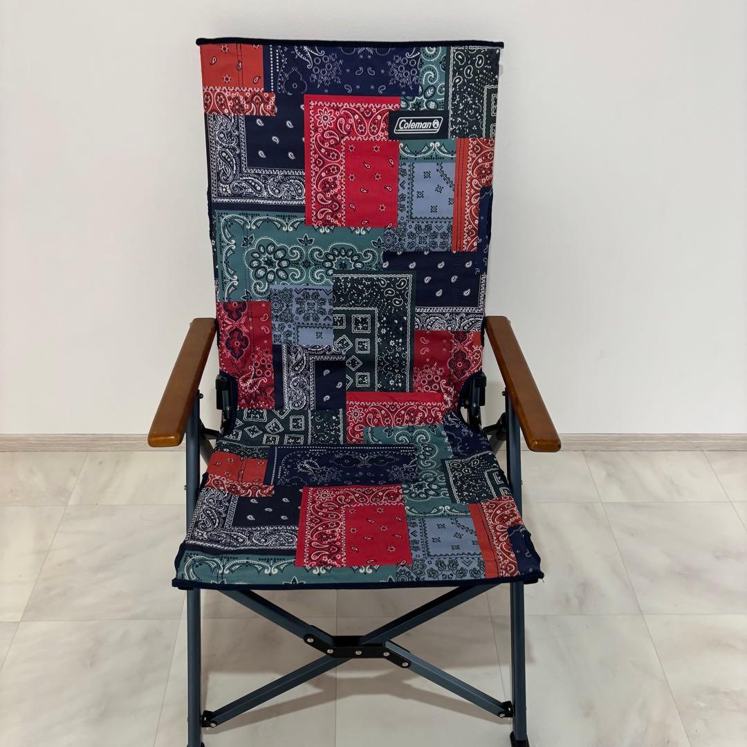 Coleman × BEAMS レイチェア バンダナ柄　コラボ限定2脚セット