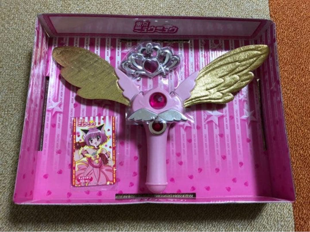 タカラ 東京ミュウミュウ ミュウイチゴ ミュウベリーロッド 箱あり 当時もの