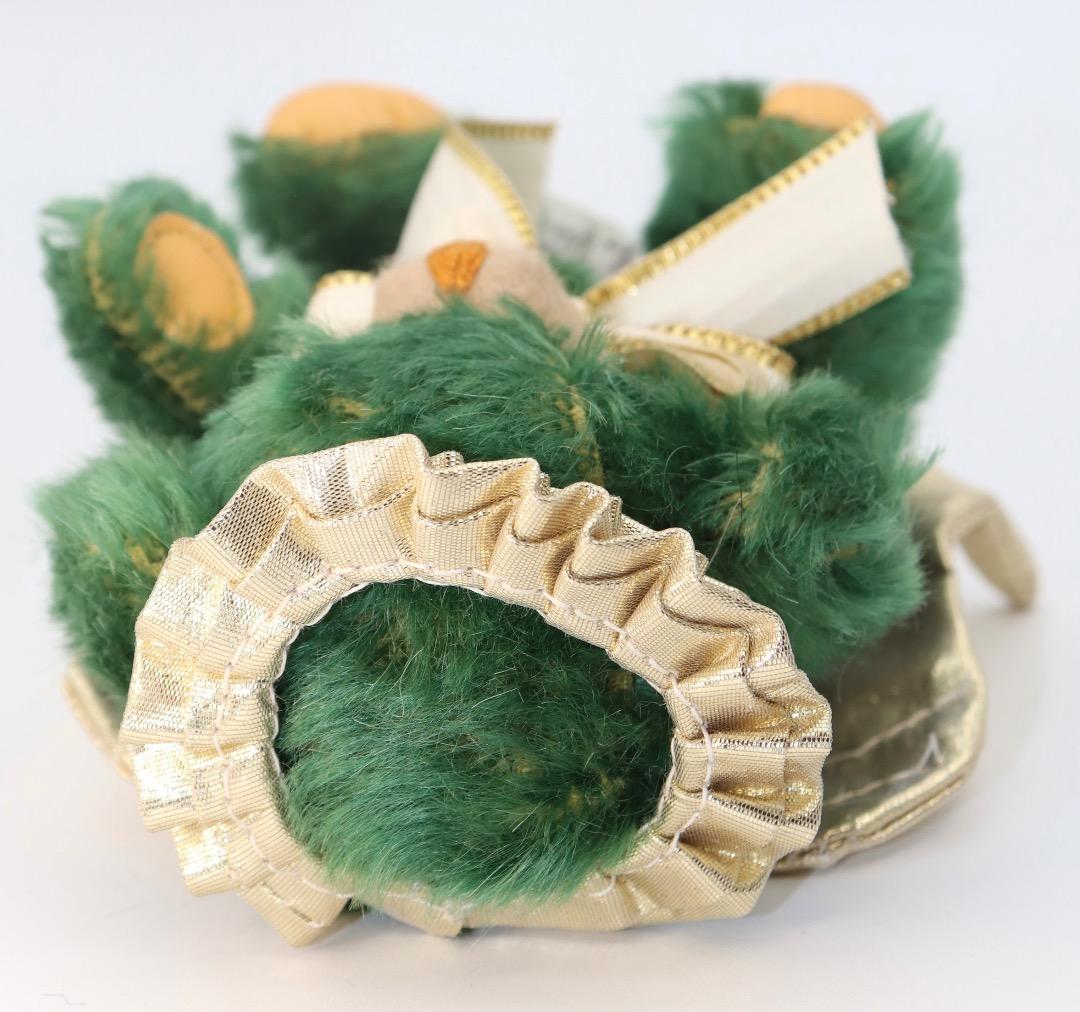 MerryThought 限定版 天使のクマ 緑