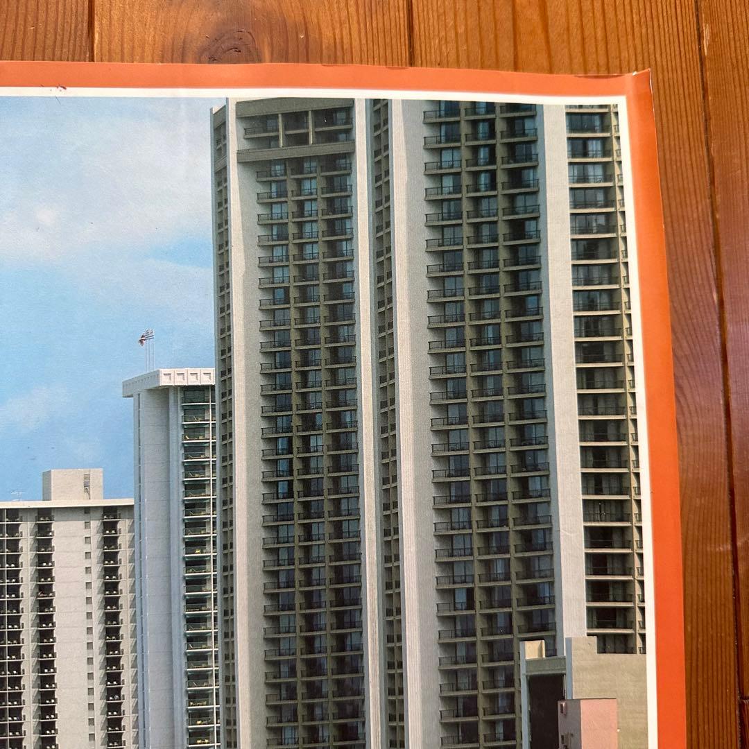 超レア70sオリジナルビンテージHawaiiハワイワイキキビーチフォトポスター