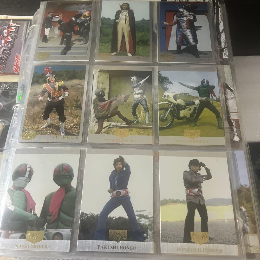 アマダ仮面ライダーカード1号2号フルコンプ225枚+9枚