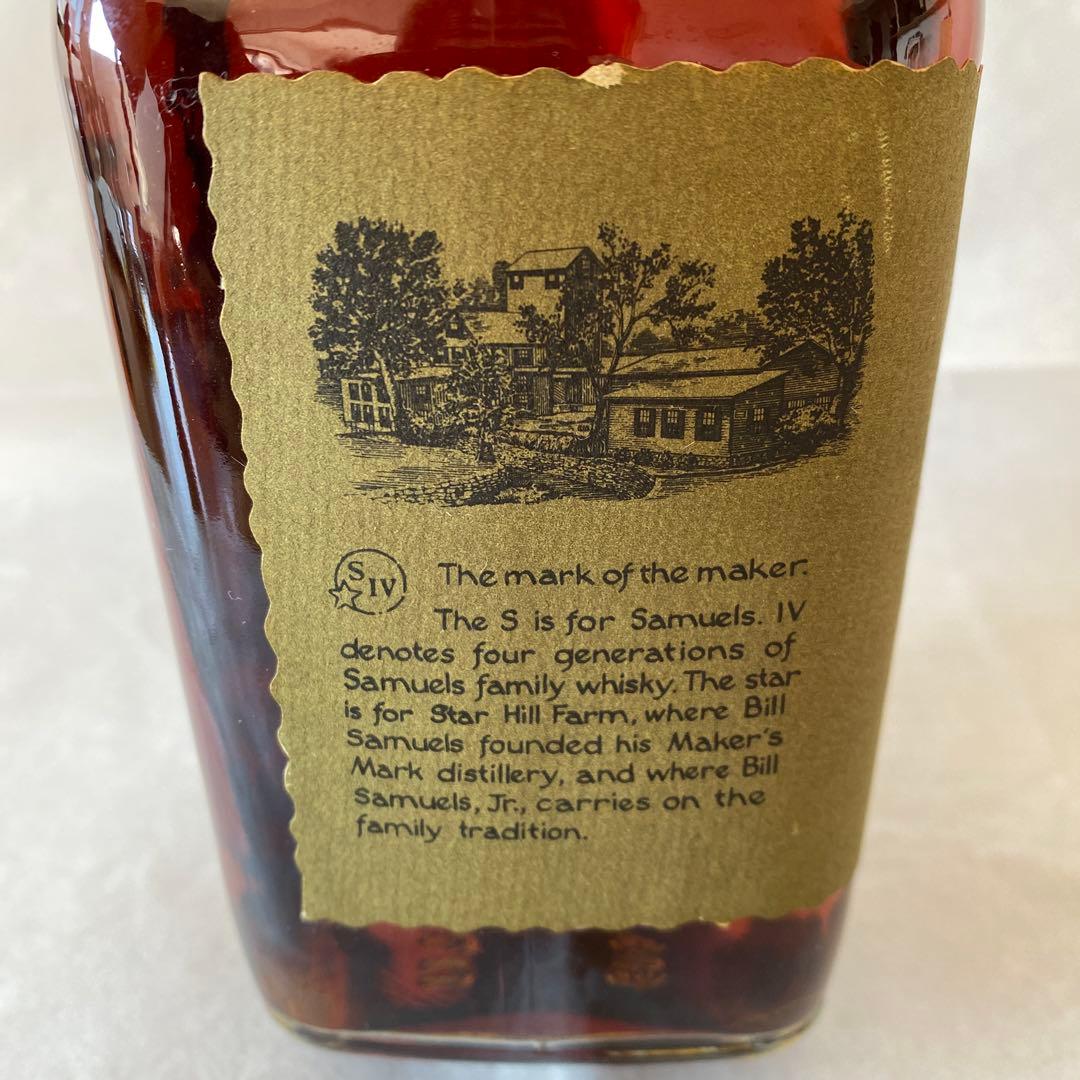 ［未開栓品］メーカーズマーク　ゴールドトップ Maker's Mark