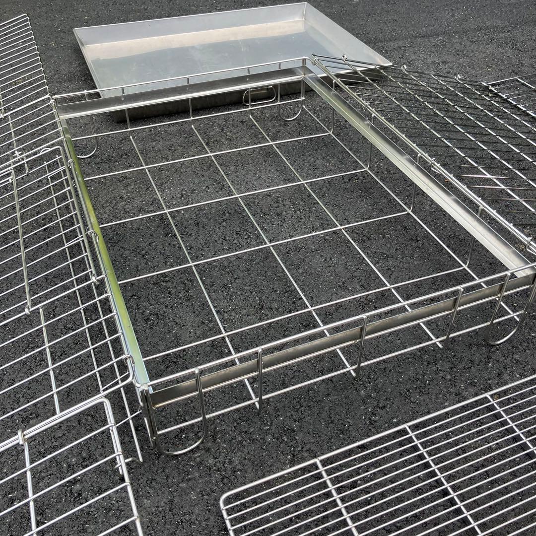 ハチコウ ステンレスケージＬ−ＳＯＰ 長面扉780mm×550mm×H680mm