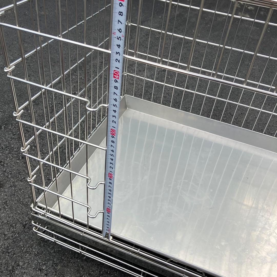 ハチコウ ステンレスケージＬ−ＳＯＰ 長面扉780mm×550mm×H680mm