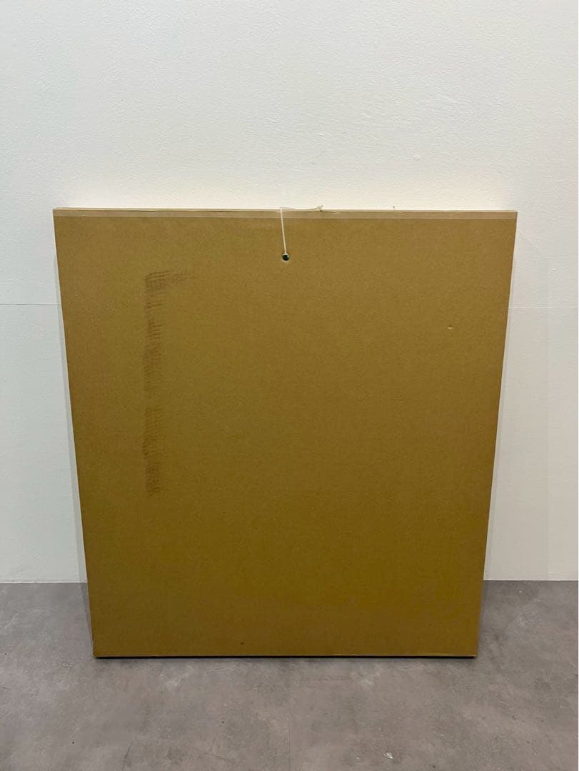 松井ヨシアキ「月夜の晩に」油彩 額装