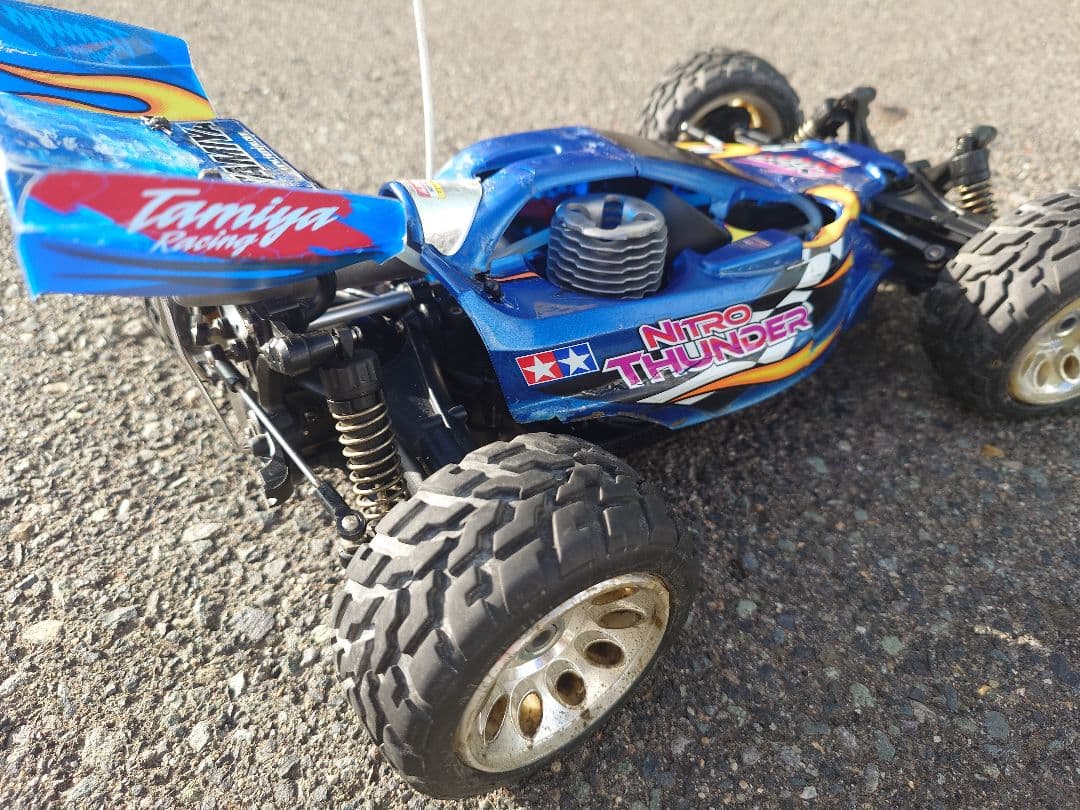 1/10タミヤ4WDエンジンバギー即走行可