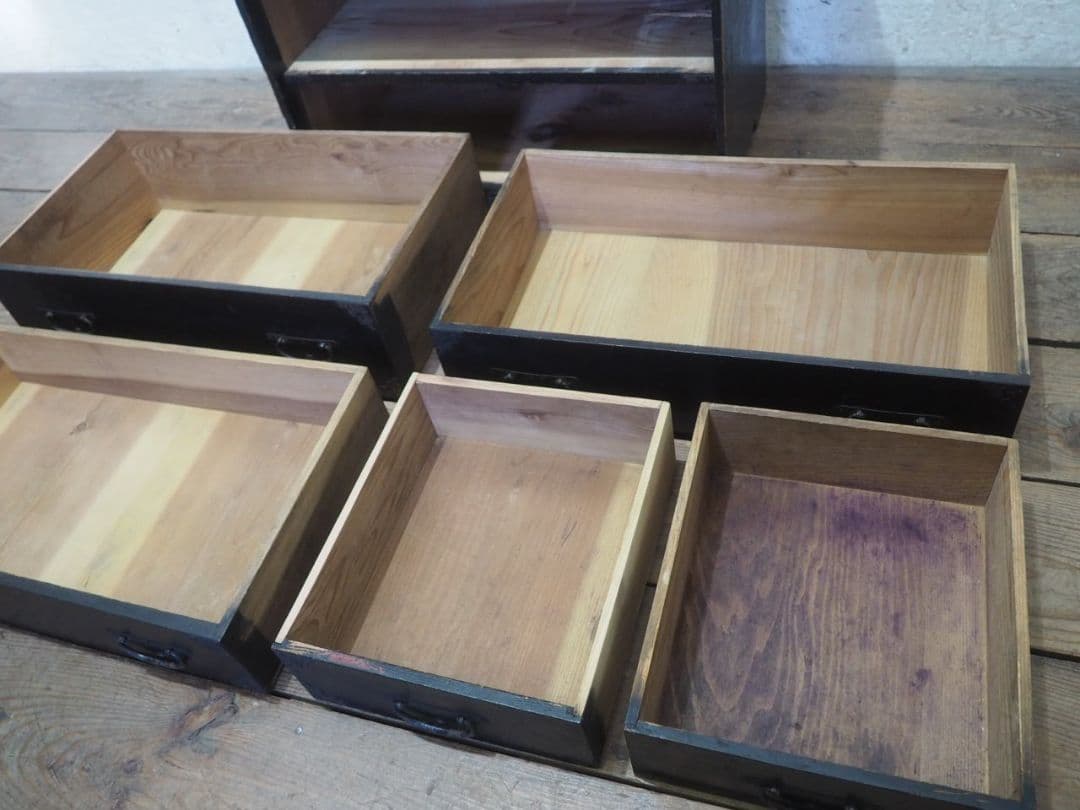 1259　 アンティーク　小箪笥　棒タンス　収納棚　骨董　レトロ　インテリア