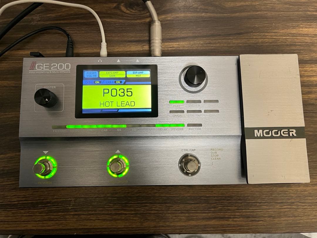 即発送 MOOER GE200 箱説明書 純正アダプターセット