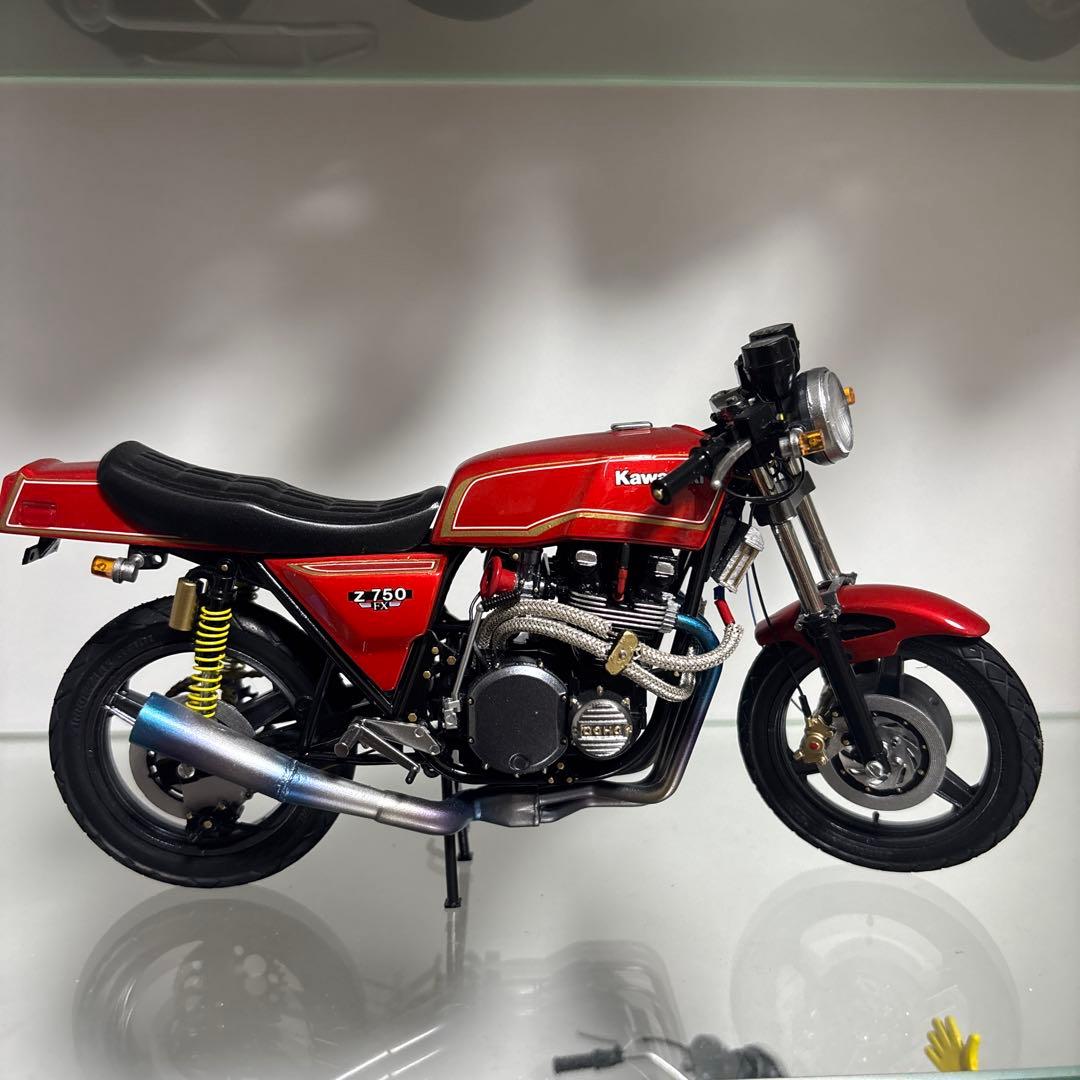 アオシマ　1/12 Z750FX 佐田正樹