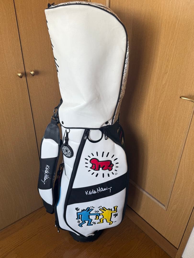 【限定】キース・ヘリング × ゴルフ キャディバッグセット（ヘッドカバー付き）