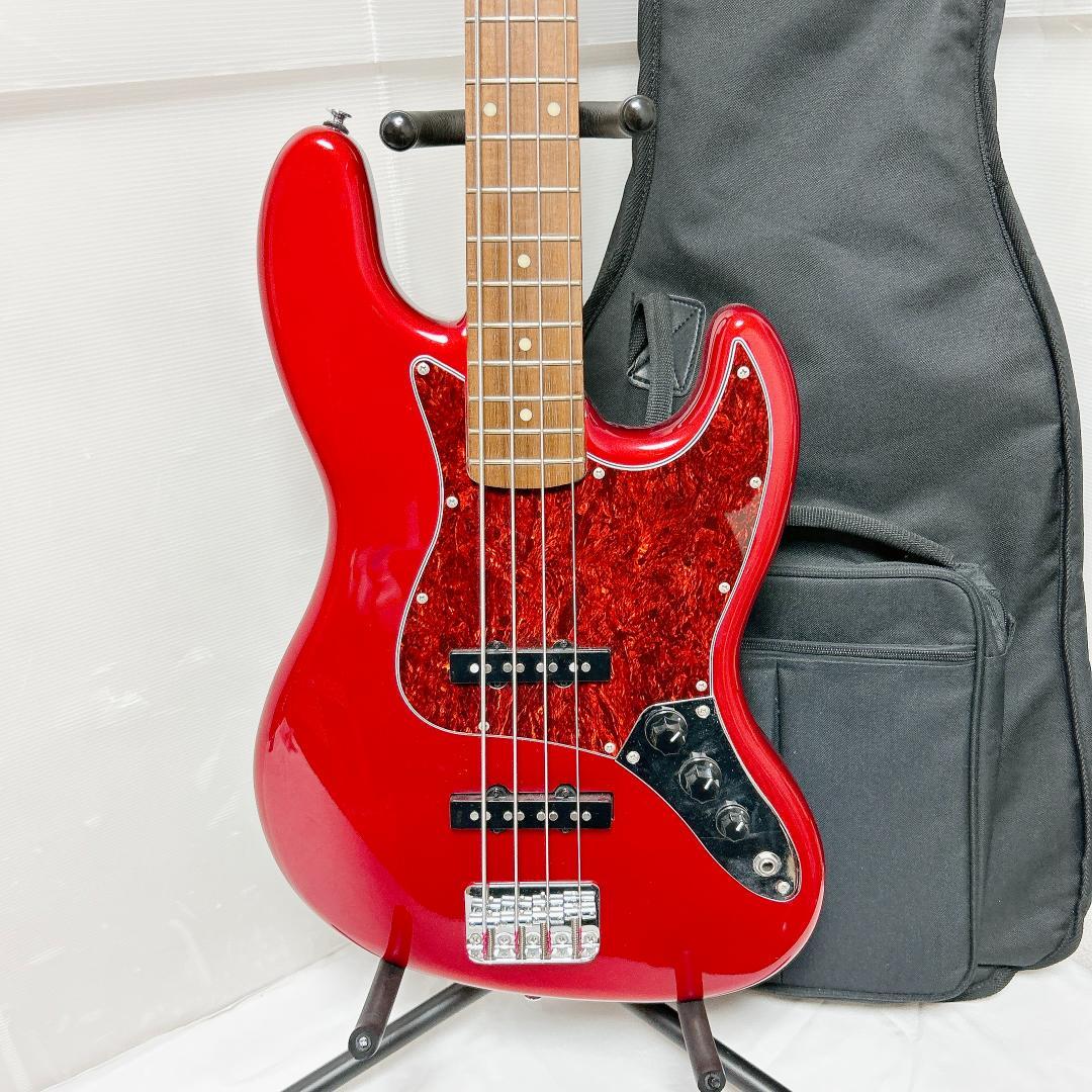 美品 GrassRoots グラスルーツ G-JB-55R ジャズベース 赤