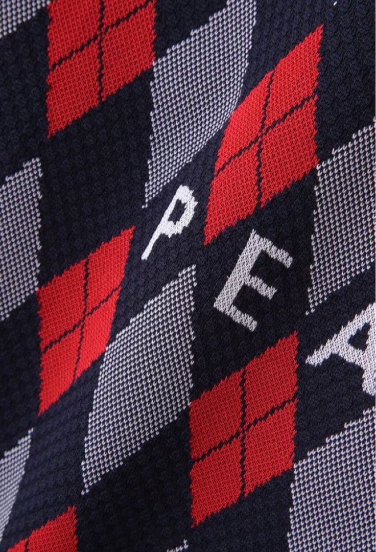 新品☺︎パーリーゲイツ アーガイル ジャガード ミニスカート 0⛳️定価28600円