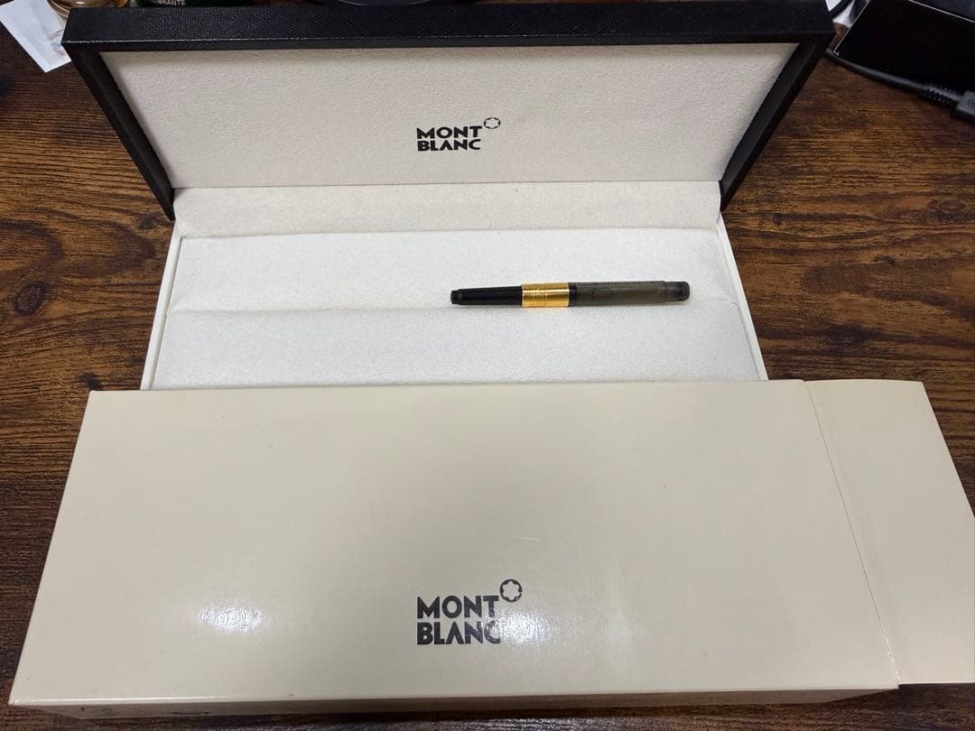 最終値下げ 超希少 モンブラン 万年筆 ソリテール ドゥエ シルバーバーリー