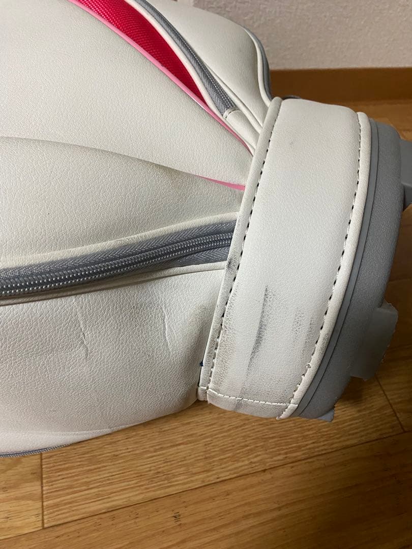 ブリヂストン ゴルフバッグ ホワイト/ピンク