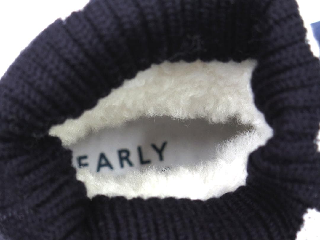 展示品●パーリーゲイツ●ヌバック×リブニット　ゴルフショートブーツ　24.5cm