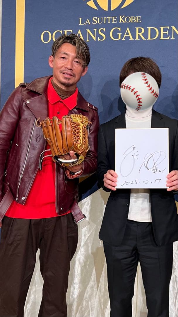 鳥谷敬実使用 グローブ