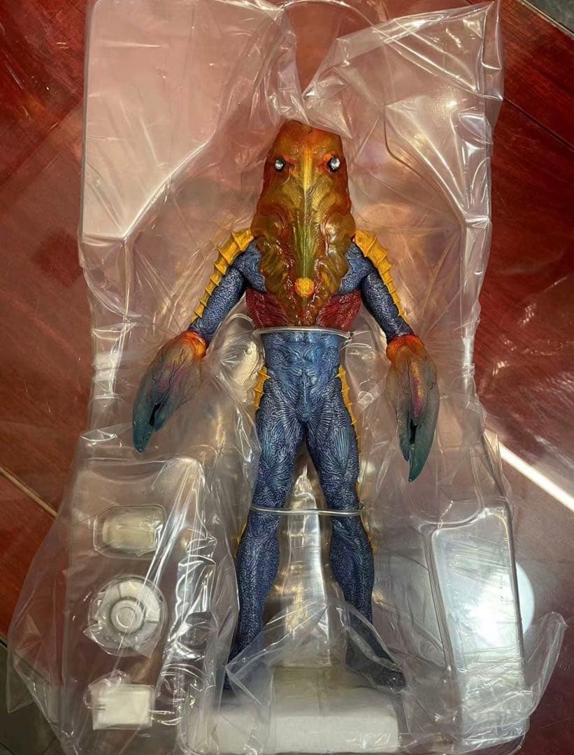 ソフビ 塗装済 完成品　怪獣 KRS × NIRASAWAメトロン星人