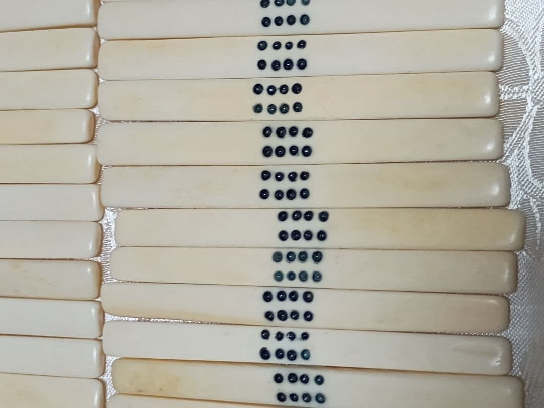 麻雀牌 セット 竹牌 手彫 最高級牌 天然素材 アンティーク レトロ