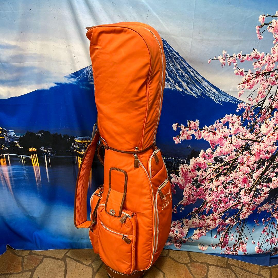 寶BT-1067 LOUIS CASTEL オレンジ キャディバッグ