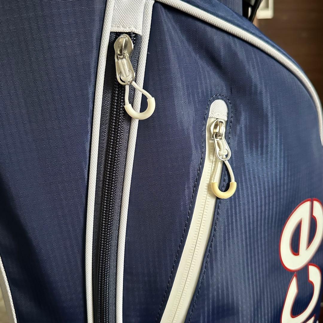 ニューバランス リップストップ 軽量 ハーフキャディバッグ 7.5型 ネイビー