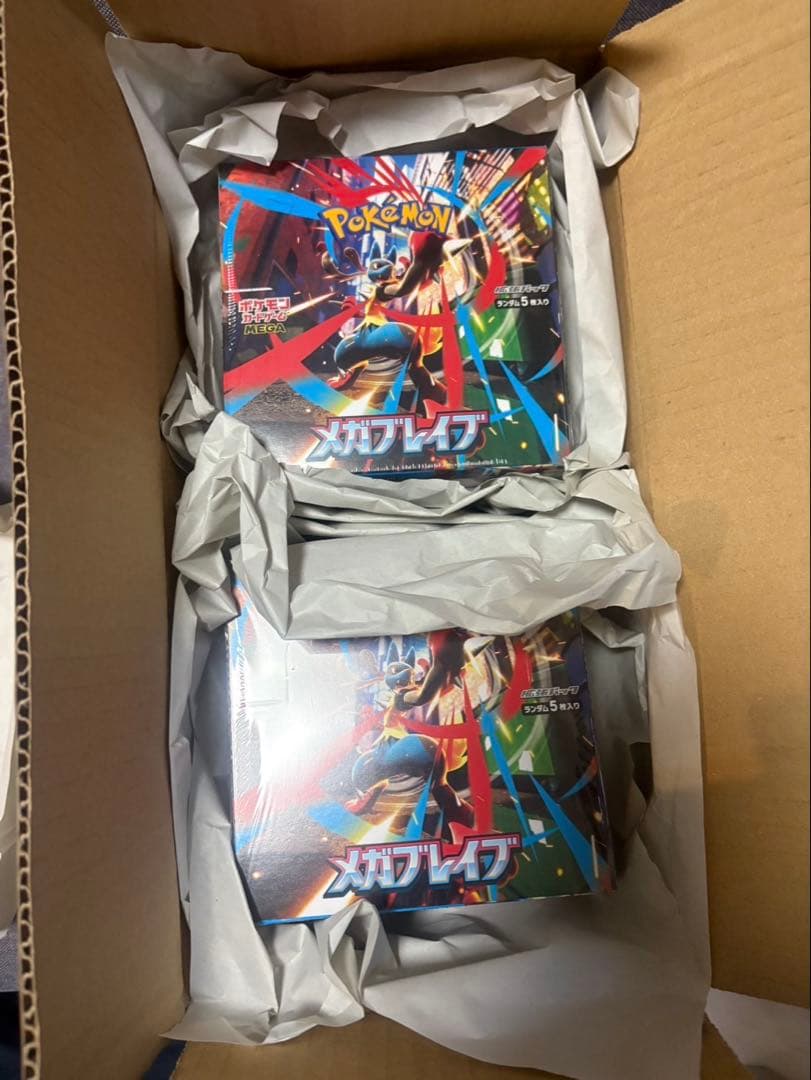 メガブレイブBOXシュリンク付き6BOX 新品未開封