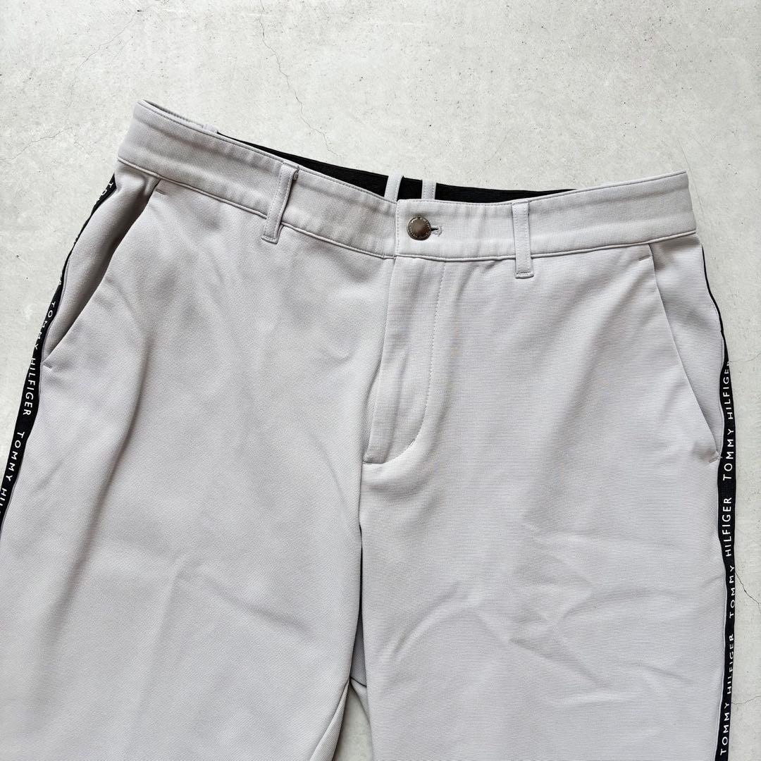   GOLF 3Dテーパードパンツ 裏起毛 ロゴテープ