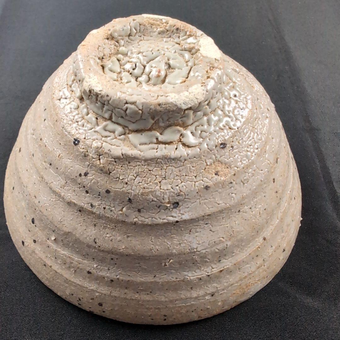 西岡小十 氏作 唐津井戸茶碗 唐津茶碗　井戸茶碗 新品未使用 合わせ箱付き