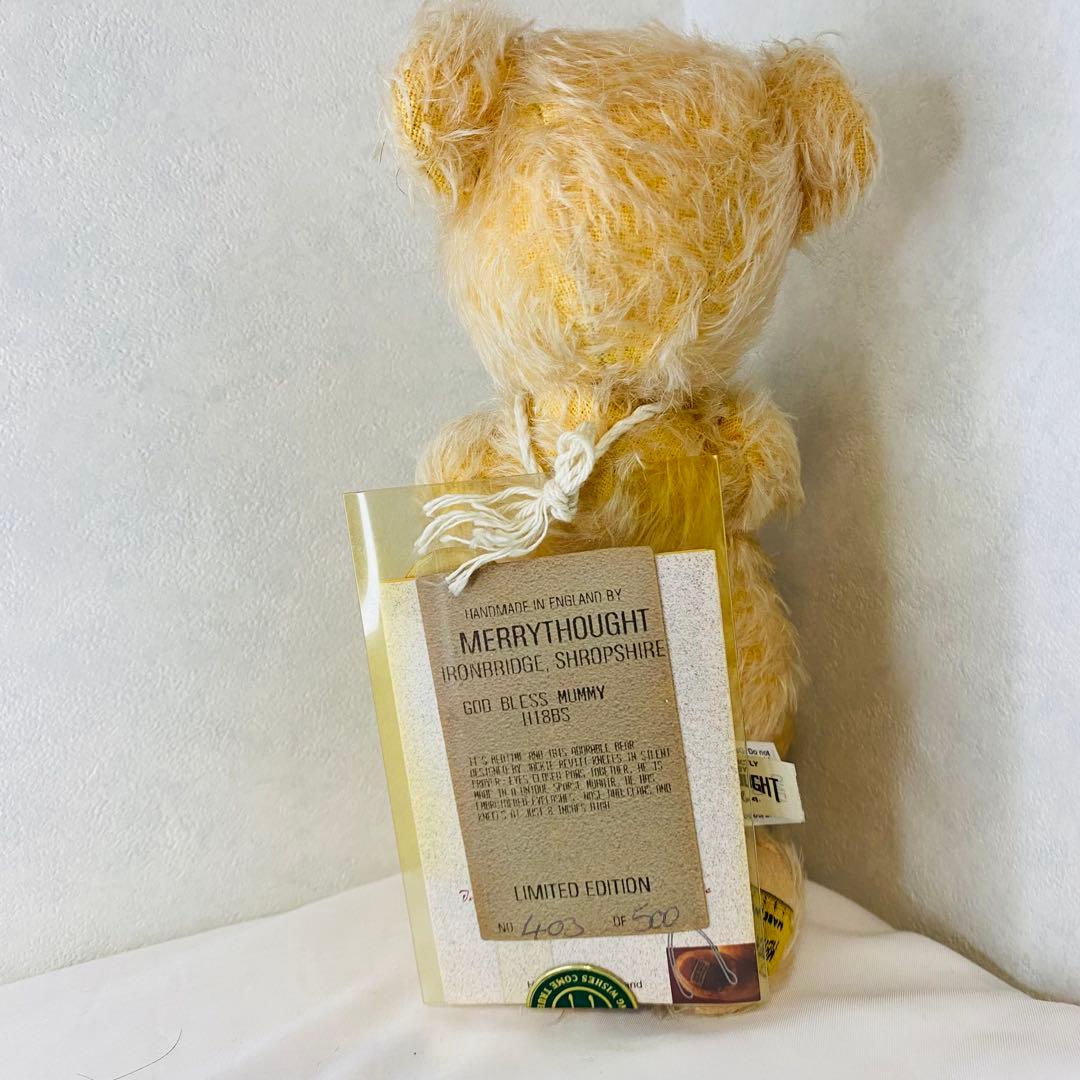 【限定品】　幸せを呼び込むテディベア MERRYTHOUGHT