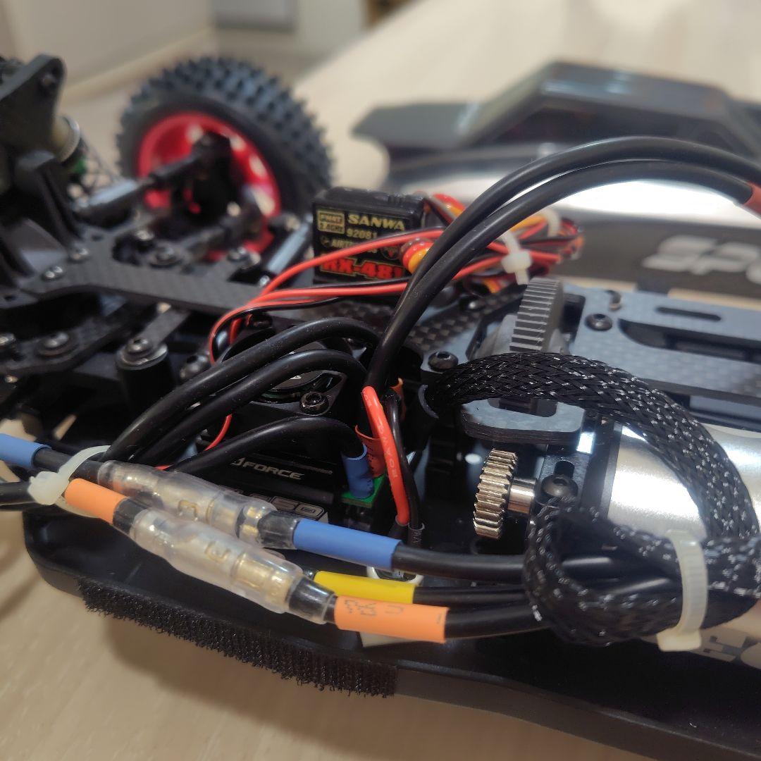 PRレーシング1/10SPORT バギーブラシレスモーターアンプタミヤ京商ヨコモ