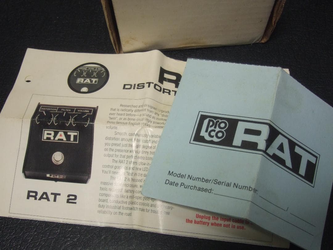 箱付き美品 94年 ProCo RAT2 Motorola LM308N RAT