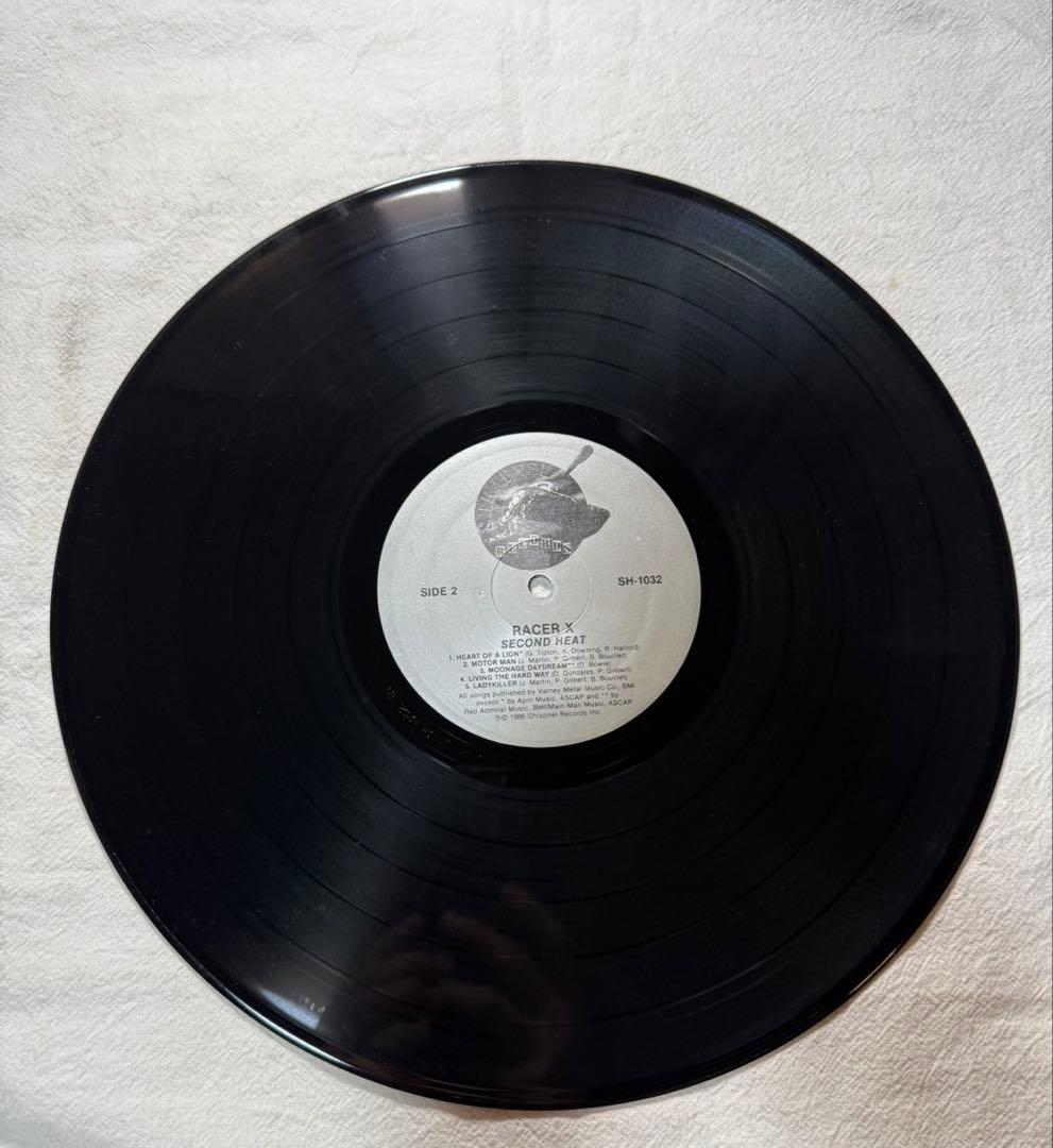 Racer X / Second Heat LP US盤 Shrapnel