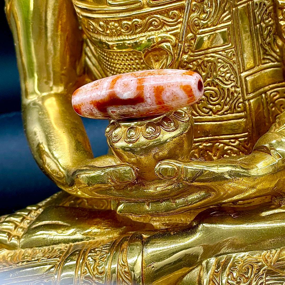 九眼天珠 風化紋 s703 老天珠 天眼石