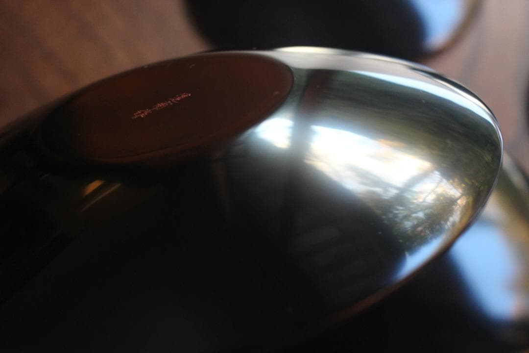 デッドストック！上質黒漆に優美な桔梗蒔絵の映える銘々皿5点（検輪島塗銘々皿蒔絵皿