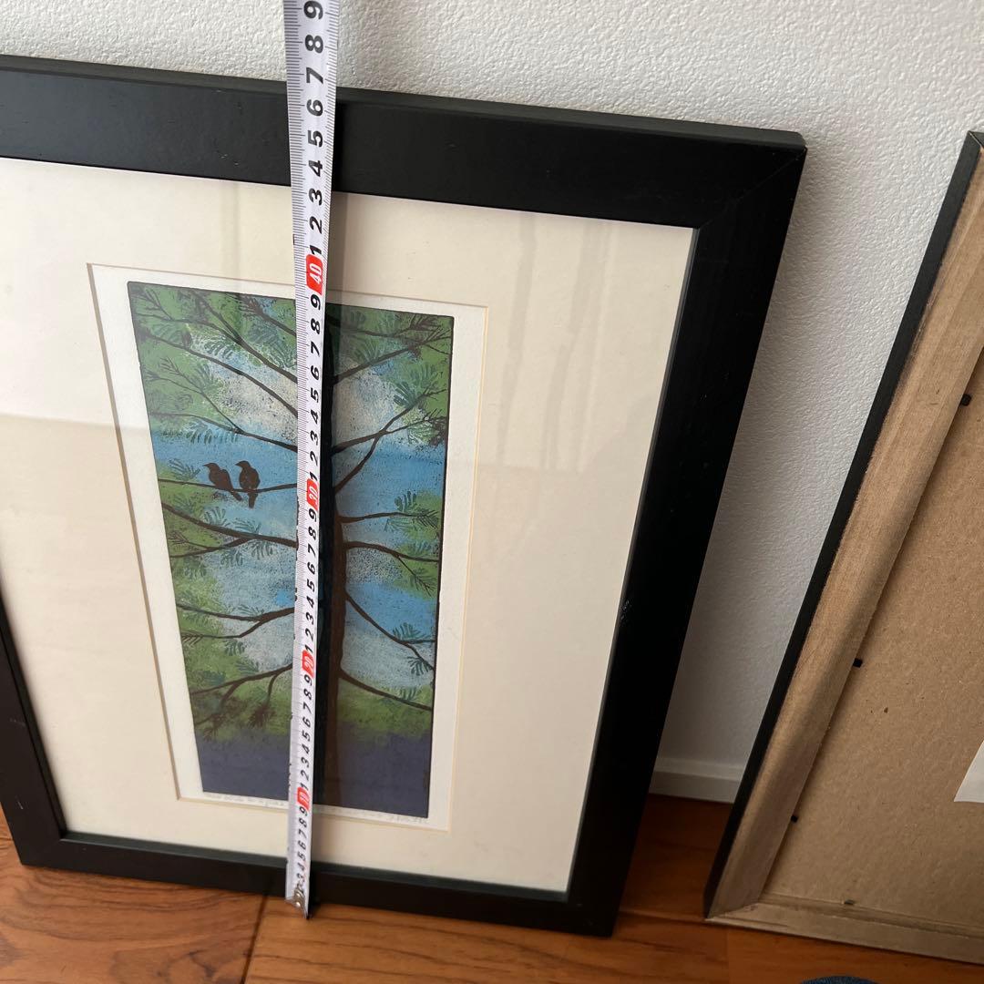 2点セット＊アメリカ東海岸で購入＊JAN HEATHの自然をモチーフにしたアート