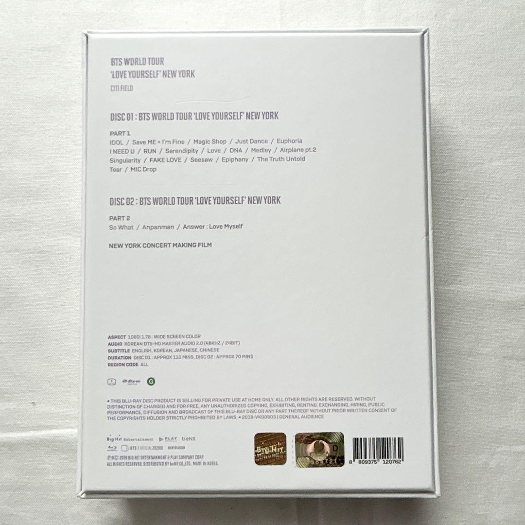 BTS LOVE YOURSELF NEW YORK Blu-ray ジミン