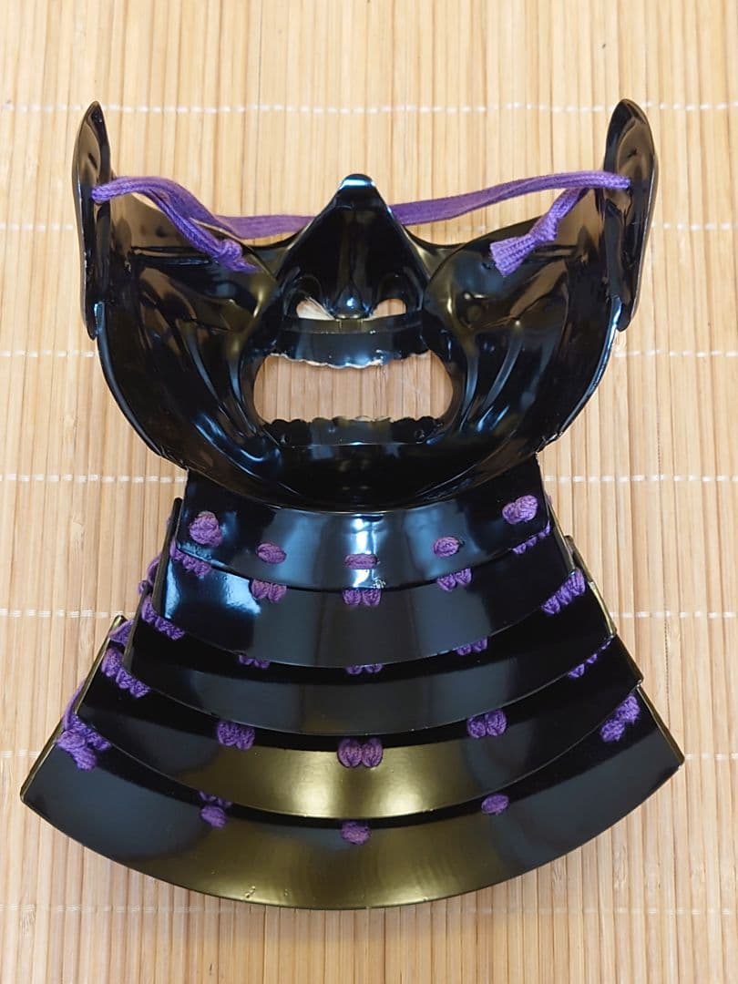 ★全国送料無料☆紫糸威雲龍二枚胴具足☆等身大鎧一領☆甲冑★