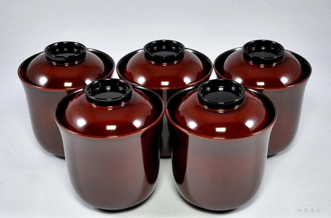 【Lemon】祥明 輪島塗 春秋蒔絵 箸洗 五 共箱 箱瀬淳一