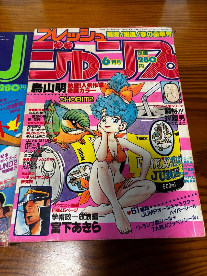 フレッシュジャンプ　1983年　鳥山明　ドラゴンボール　騎竜少年ドラゴンボーイ