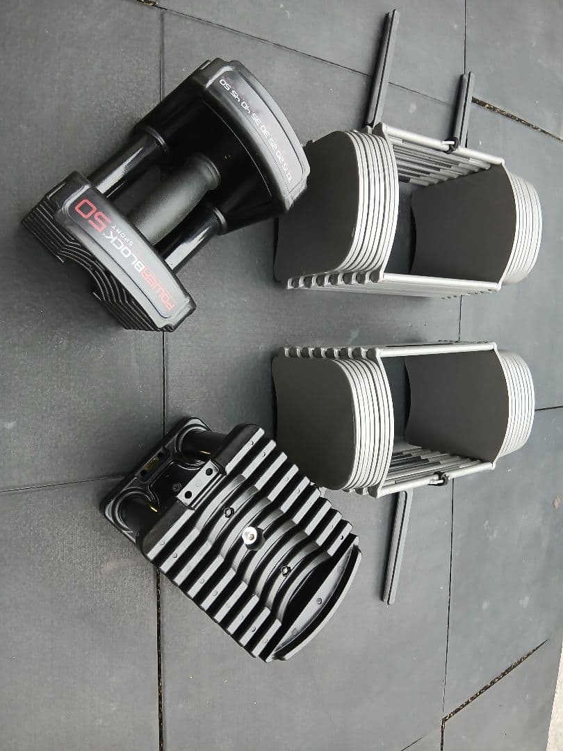 ① POWER BLOCK SP50パワーブロック ダンベル　23kg × 1個