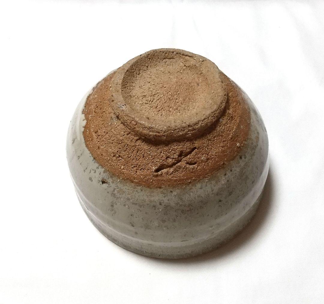 西岡小十 絵斑唐津茶碗 共箱 共布 栞 未使用品