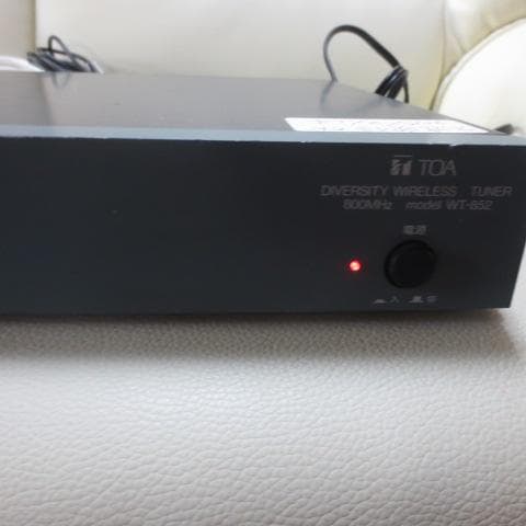 TOA WT-852 ダイバーシティワイヤレスチューナー 2チャンネル