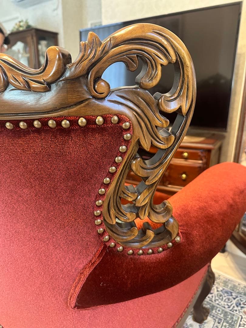 vivi &coco アンティーク ソファー 2人掛け 美品