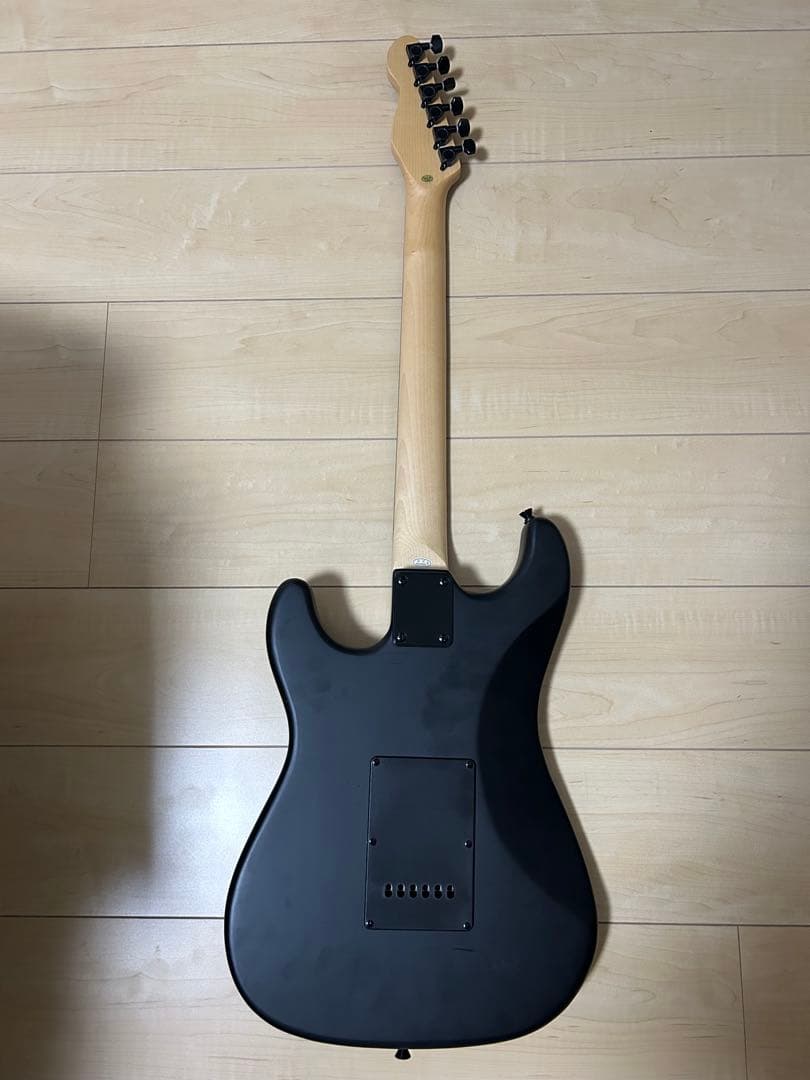 エレキギター マットブラック